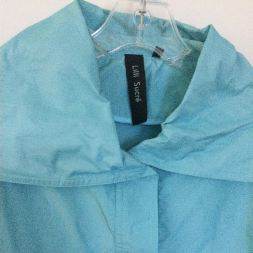 Lilli Sucre turquoise swing jacket - Picture 2 of 2